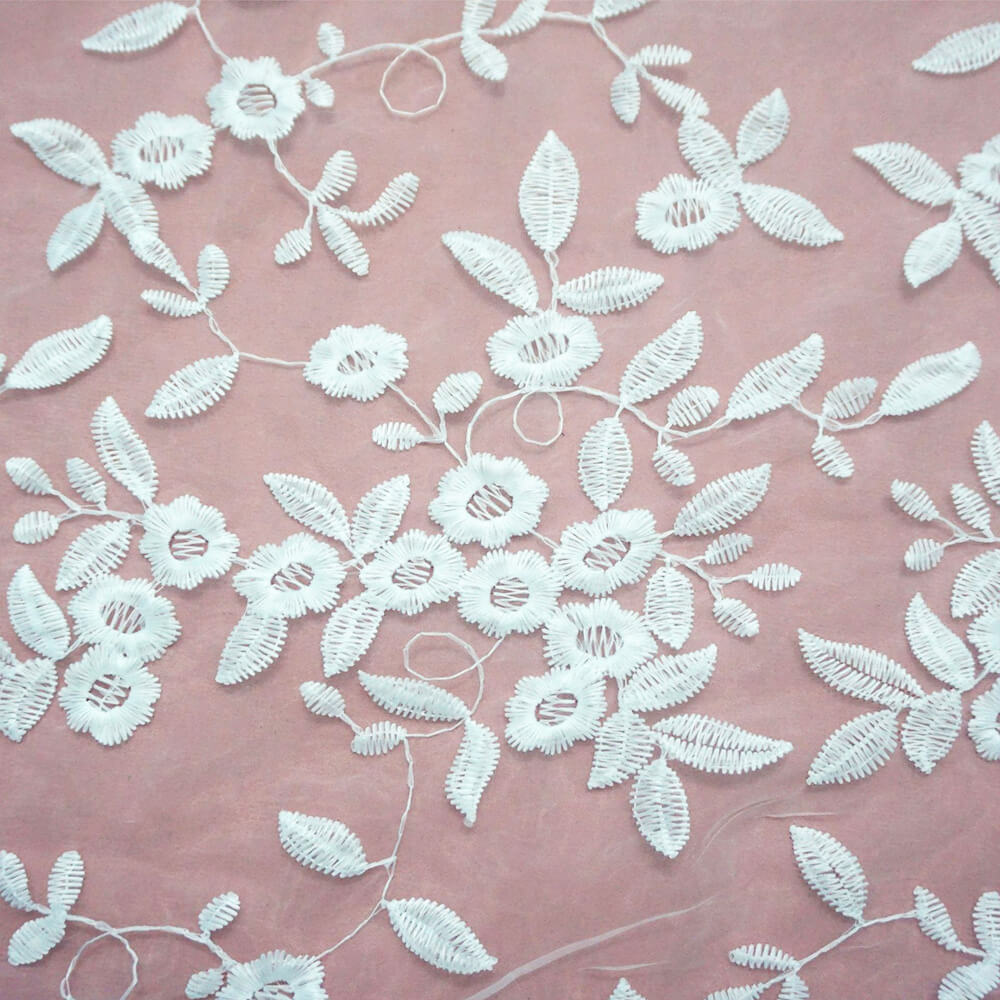 Embroidered Fabric All-Over Water Soluble for Women's Wear Wholesale S 4